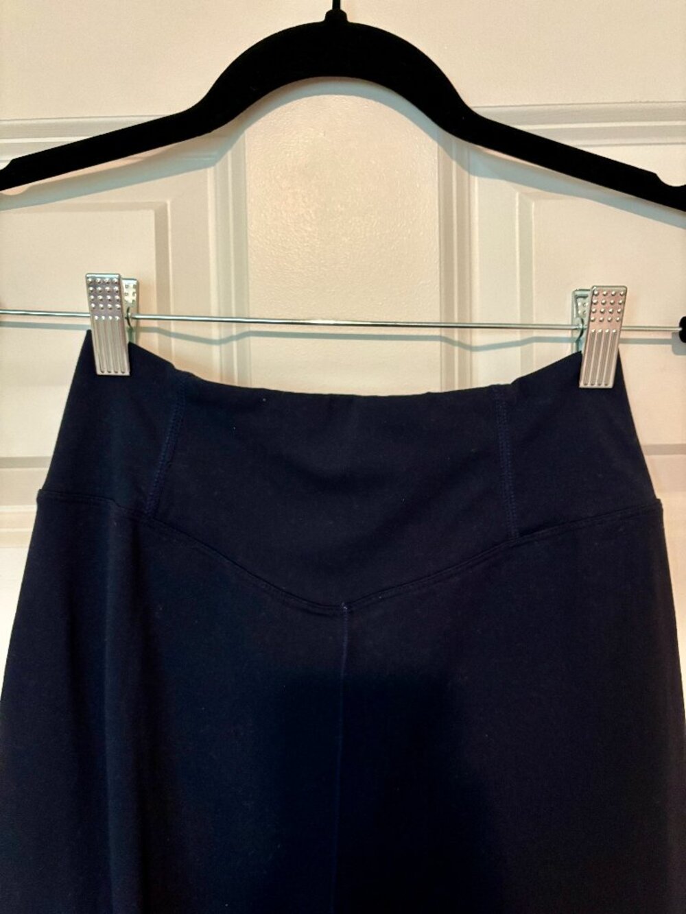 Halara Crossover Flare Leggings Deep Navy High Waisted • Size S - Picture 5 of 6